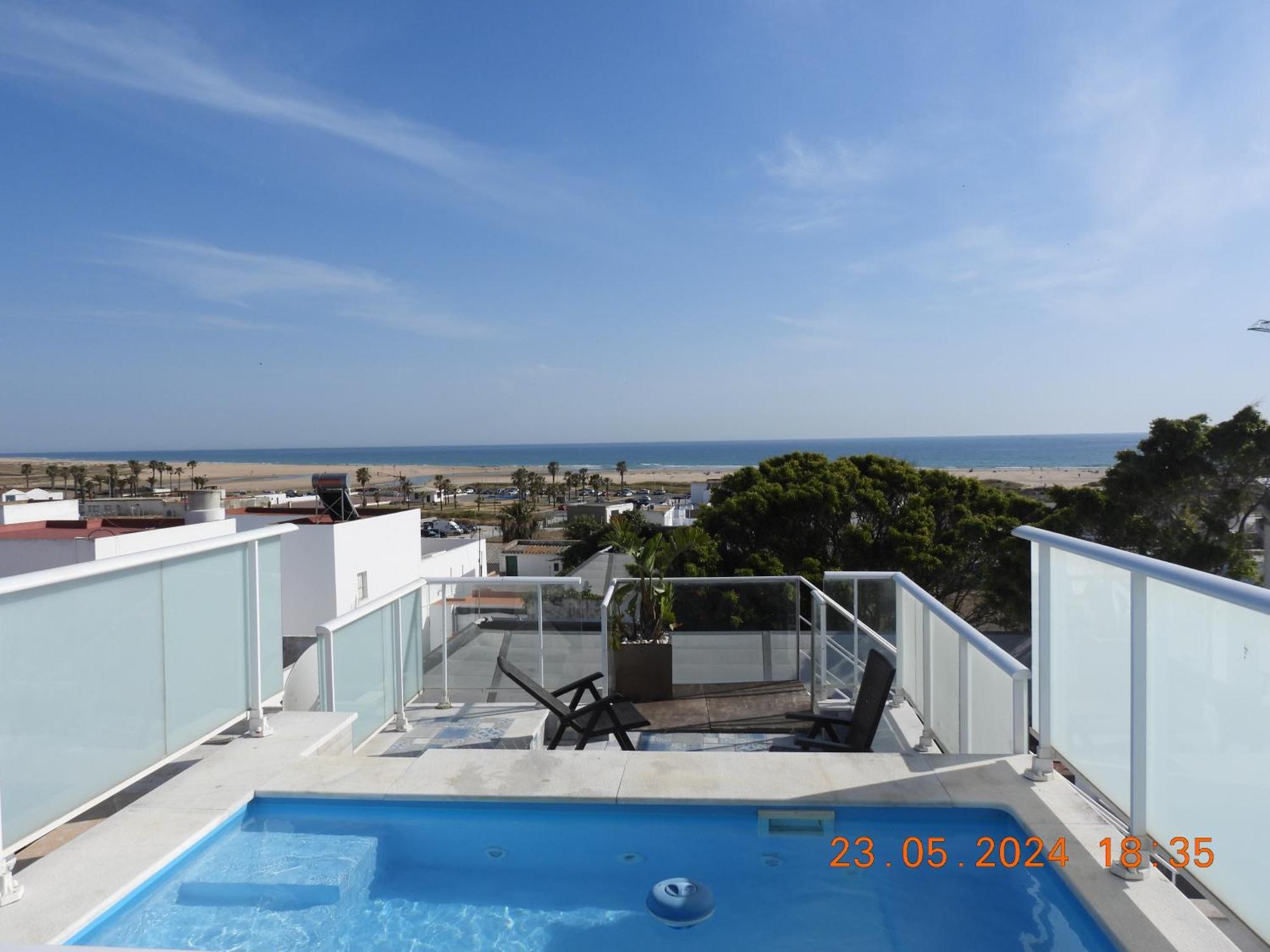 Апартаменти Aba Penthouse, Piscina&Azotea Privada Коніль-де-ла-Фронтера Екстер'єр фото