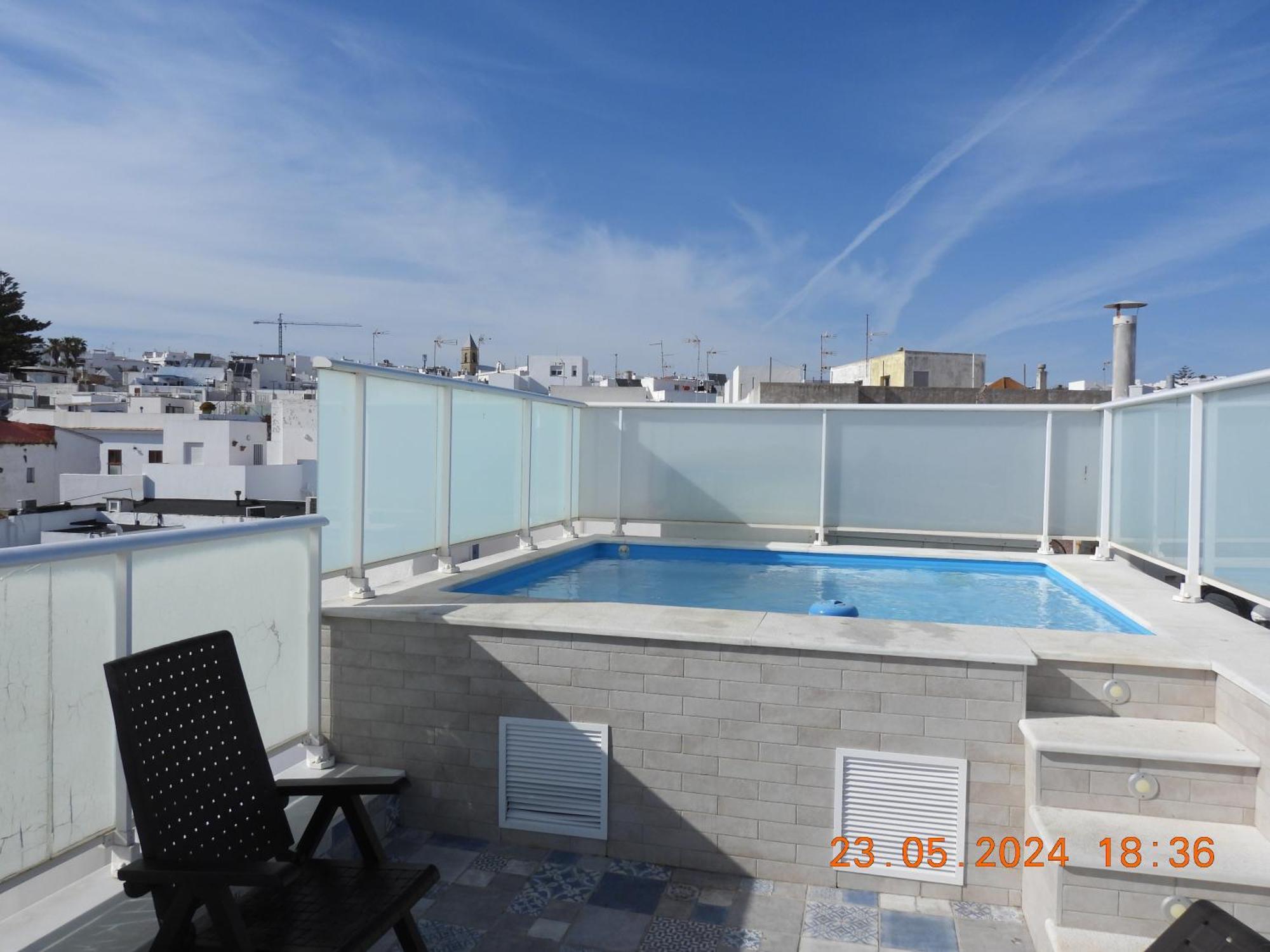 Апартаменти Aba Penthouse, Piscina&Azotea Privada Коніль-де-ла-Фронтера Екстер'єр фото